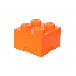 Lego Storage Brick 4 Pomarańczowy