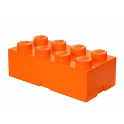 Lego Storage Brick 8 Pomarańczowy