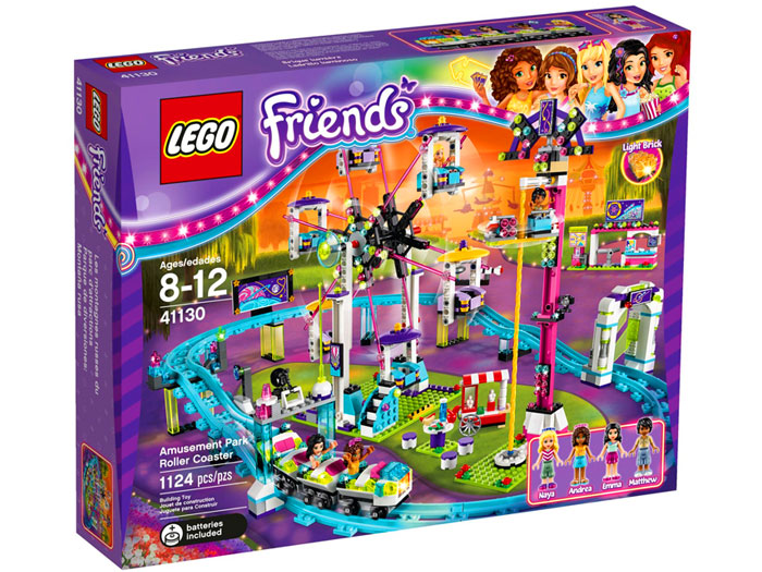 Lego Friends Kolejka Górska W Parku Rozrywki 41130 Tanie Klocki Lego