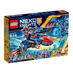 Lego Nexo Knights Blasterowy myśliwiec Clay'a 70351