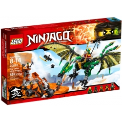Lego Ninjago Zielony smok NRG 70593