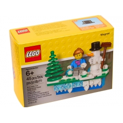 Lego Seasonal Kultowy świąteczny magnes 853663