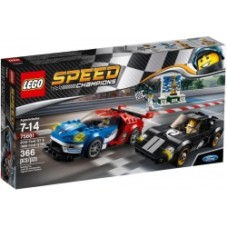 Lego Speed Champions Ford GT z roku 2016 i Ford GT40 z roku 1966 75881