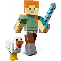 Lego Minecraft BigFig - Alex z kurczakiem 21149