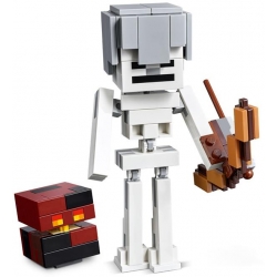Lego Minecraft BigFig - Szkielet z kostką magmy 21150