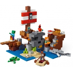 Lego Minecraft Przygoda na statku pirackim 21152