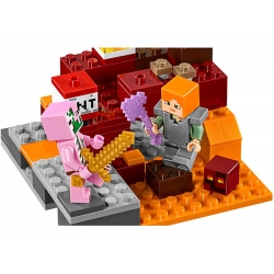 Lego Minecraft Walka w Netherze 21139