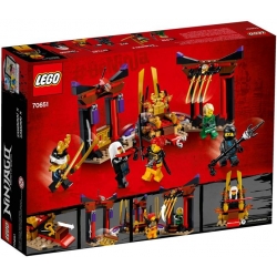 Lego Ninjago Starcie w sali tronowej 70651