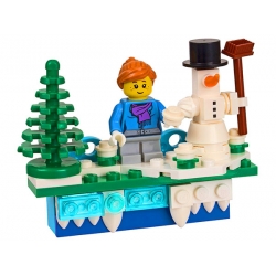 Lego Seasonal Kultowy świąteczny magnes 853663