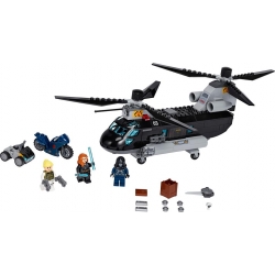 Lego Super Heroes Czarna Wdowa i pościg helikopterem 76162