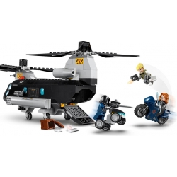 Lego Super Heroes Czarna Wdowa i pościg helikopterem 76162