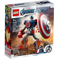 Lego Super Heroes Opancerzony mech Kapitana Ameryki 76168