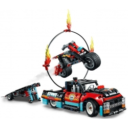 Lego Technic Furgonetka i motocykl kaskaderski 42106