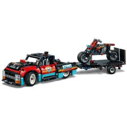 Lego Technic Furgonetka i motocykl kaskaderski 42106