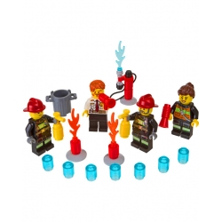 Lego Unikat Zestaw akcesoriów strażackich z serii City 850618