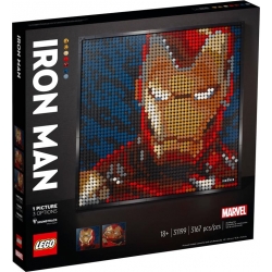 Lego Art Iron Man z wytwórni Marvel Studios 31199