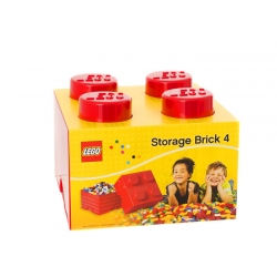 Lego Storage Brick 4 Czerwony