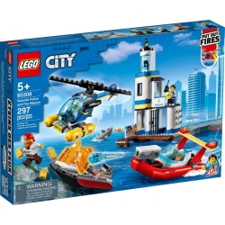 Lego City Akcja nadmorskiej policji i strażaków 60308