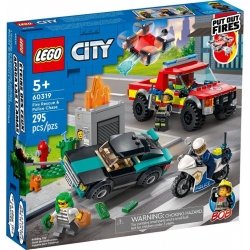 Lego City Akcja strażacka i policyjny pościg 60319