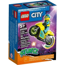 Lego City Cybermotocykl kaskaderski 60358
