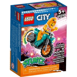 Lego City Motocykl kaskaderski z kurczakiem 60310