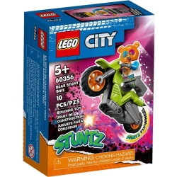 Lego City Motocykl kaskaderski z niedźwiedziem 60356