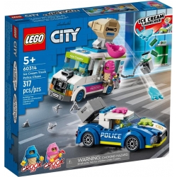 Lego City Policyjny pościg za furgonetką z lodami 60314