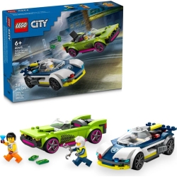 Lego City Pościg radiowozu za muscle carem 60415