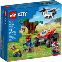 Lego City Quad ratowników dzikich zwierząt 60300