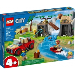 Lego City Terenówka ratowników dzikich zwierząt 60301