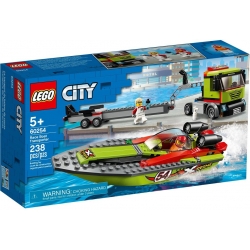 Lego City Transporter łodzi wyścigowej 60254