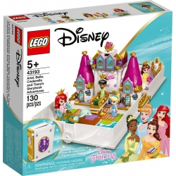 Lego Disney Princess Książka z przygodami Arielki, Belli, Kopciuszka i Tiany 43193