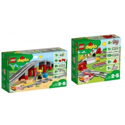 Lego Duplo Pociąg 2w1 SuperPack 10872 + 10882