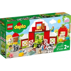 Lego Duplo Stodoła, traktor i zwierzęta gospodarskie 10952