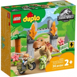 Lego Duplo Ucieczka tyranozaura i triceratopsa 10939