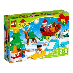 Lego Duplo Zimowe ferie Świętego Mikołaja 10837