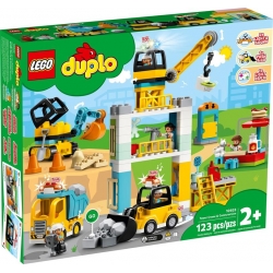 Lego Duplo Żuraw wieżowy i budowa 10933