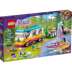 Lego Friends Leśny mikrobus kempingowy i żaglówka 41681