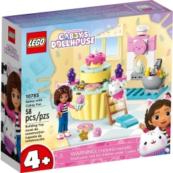 Lego Gabby's Dollhouse Pieczenie tortu z Łakotkiem 10785