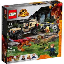 Lego Jurassic World Transport pyroraptora i dilofozaura 76951