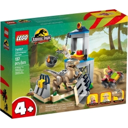 Lego Jurassic World Ucieczka welociraptora 76957