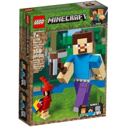 Lego Minecraft BigFig - Steve z papugą 21148