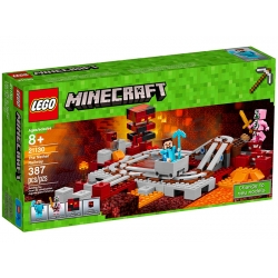 Lego Minecraft Linia kolejowa w Netherze 21130