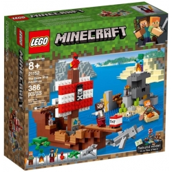 Lego Minecraft Przygoda na statku pirackim 21152