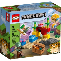 Lego Minecraft Rafa koralowa 21164