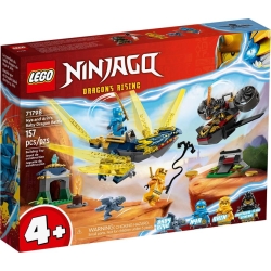 Lego Ninjago Nya i Arin - bitwa na grzbiecie małego smoka 71798