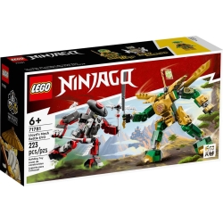 Lego Ninjago Starcie Lloyda z Mechem EVO 71781