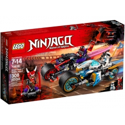 Lego Ninjago Wyścig uliczny Wężowego Jaguara 70639