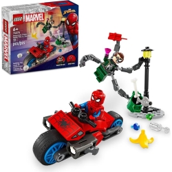 Lego Super Heroes Pościg na motocyklu: Spider-Man vs. Doc Ock 76275
