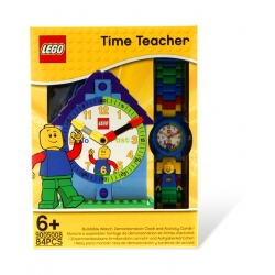 Lego Unikat Zegar i zegarek z minifigurką z serii LEGO Time - Teacher 5001370